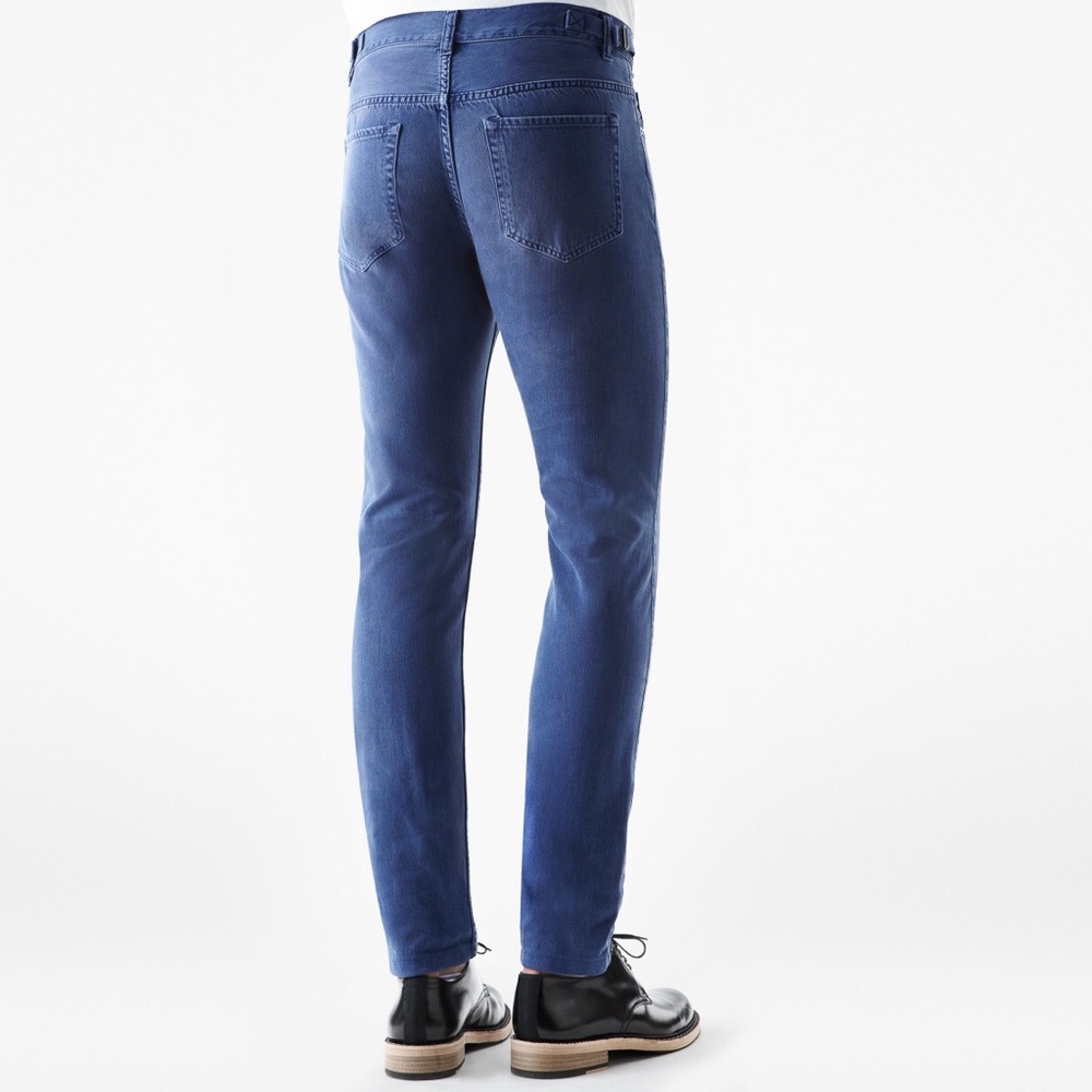 ACNE STUDIOS men’s blue denim adjustable jeans - Picture 6 of 6